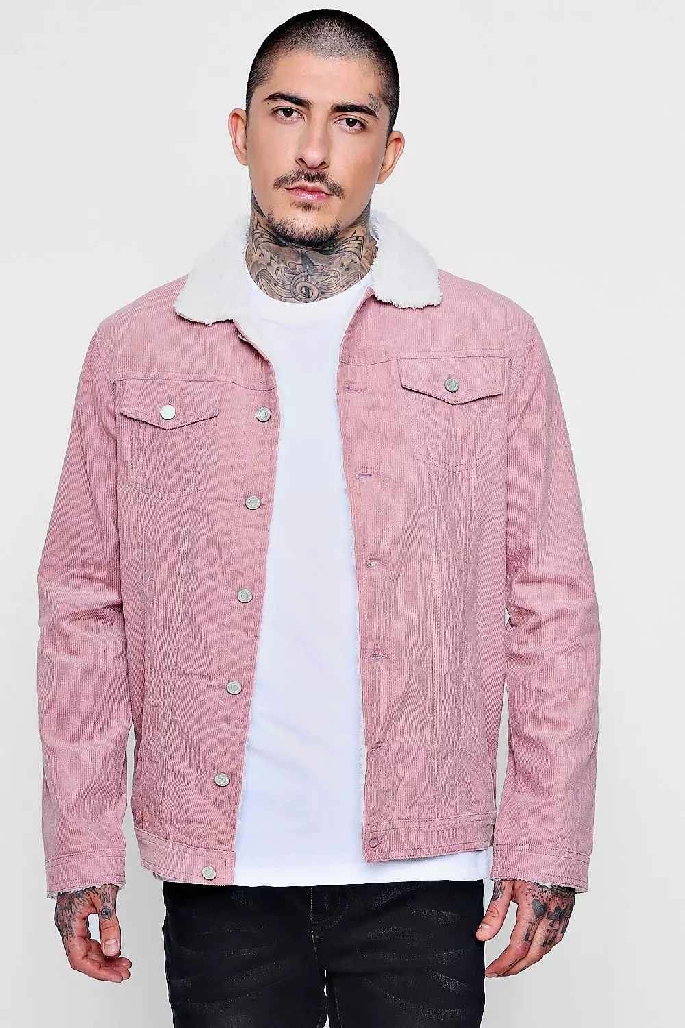 Boohooman corduroy outlet jacket